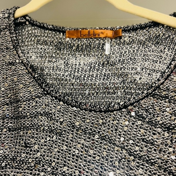 Sparkling two toned sweater in size large.  Beautiful and like new. - Picture 3 of 4